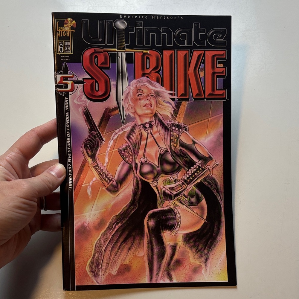 1997 Ultimate strike #6 London‎ Night comic book